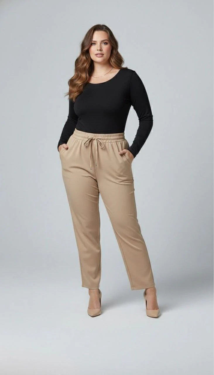 Pantaloni dama marimi mari 6303