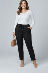 Pantaloni dama marimi mari 6303