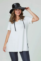 Női plus size hasított póló 1296-23
